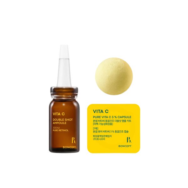 [Dark Spot Reset] Vitamin C Freeze-Dried Double Shot Ampoule Kit